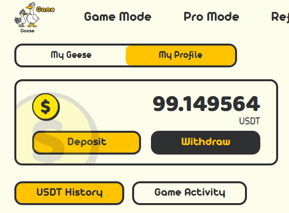 Ashearrha's tweet photo. @GoldenGoose_app @Optimism @BNBCHAIN Can't even withdraw USDT from your platform—only deposit, lol. https://t.co/8LrlFYyd22