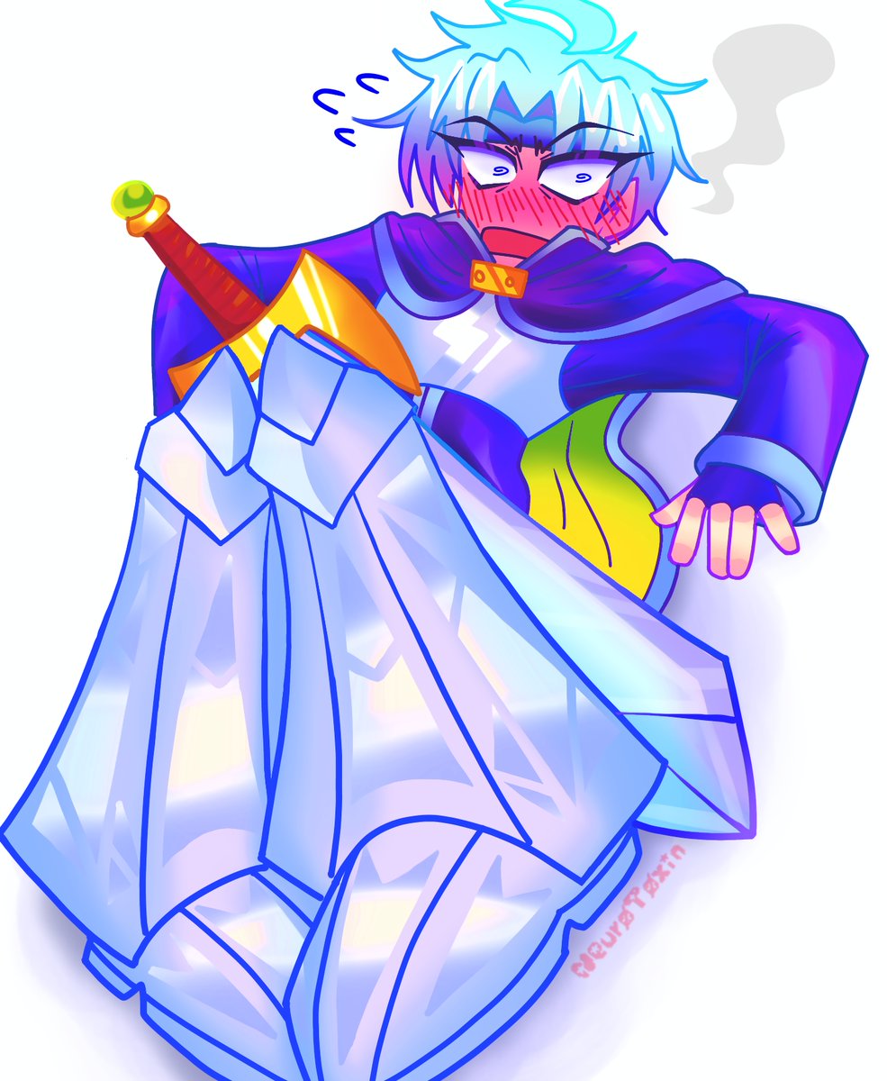 NeuroBlue_'s tweet photo. *shoves Schezo inside of a tiny white box and sends him to your timeline*
#シェゾ #ぷよぷよ #schezowegey https://t.co/AGommsVjmI