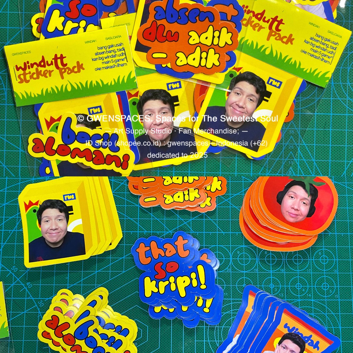 sells — interest check!

ᕼᗩᒪO ᔕEᗰᑌᗩᑎYᗩ aku mau open orderr sticker nih! READY STOCK!! apakah ada yang minatt sticker base on ᗷᗩᑎG ᗯIᑎᗪᗩᕼ~ windah basudaraaa!! .. only 17K dapet 6 pcs ⭐️ adakah yang mauu di tag? leave your @ below yaap (kyoho_ho)  ᗰᗩᑎTᗩᑭ!