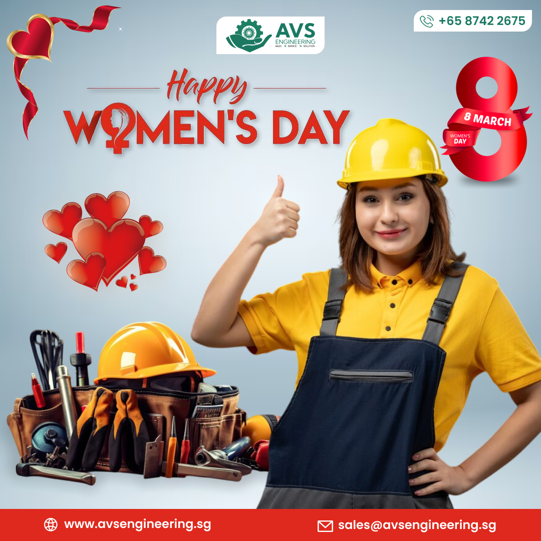 avsengineerings's tweet photo. 🌸 Happy Women's Day! 🌸

Today, we celebrate the strength, dedication, and contributions of women in every field💪👷‍♀️

📞 +65 8742 2675
🌍 https://t.co/3t4aLXytOW
📩 sales@avsengineering.sg

#HappyWomensDay #WomenInEngineering #EmpowerWomen #AVSEngineering #March8 https://t.co/e2W3GWUSKr