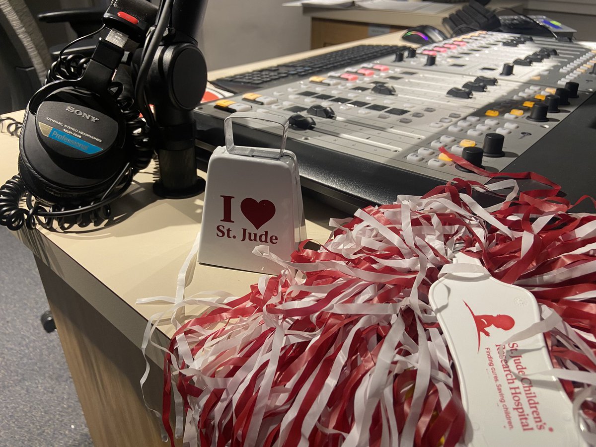 It’s time to celebrate raising $11,037 for <a href="/StJude/">St. Jude</a> kids with our radiothon! 🥳