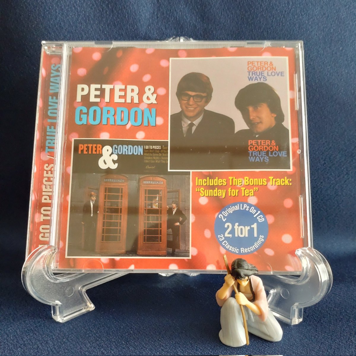 XmugLwwY8PlmunH's tweet photo. 《Now On Play🎶》
ピーター&ゴードンの米国盤 3rdと4thアルバムの 2 in 1
『アイ・ゴー・トゥ・ピーセス』(1965)
『トゥルー・ラヴ・ウェイズ』(1965)
彼らはマージー・ビートを代表する存在であり、ソフト・ロックとフォーク・ロックの先駆者の中の一組とも言えますね
#Peter_&_Gordon https://t.co/X9JyQqfino