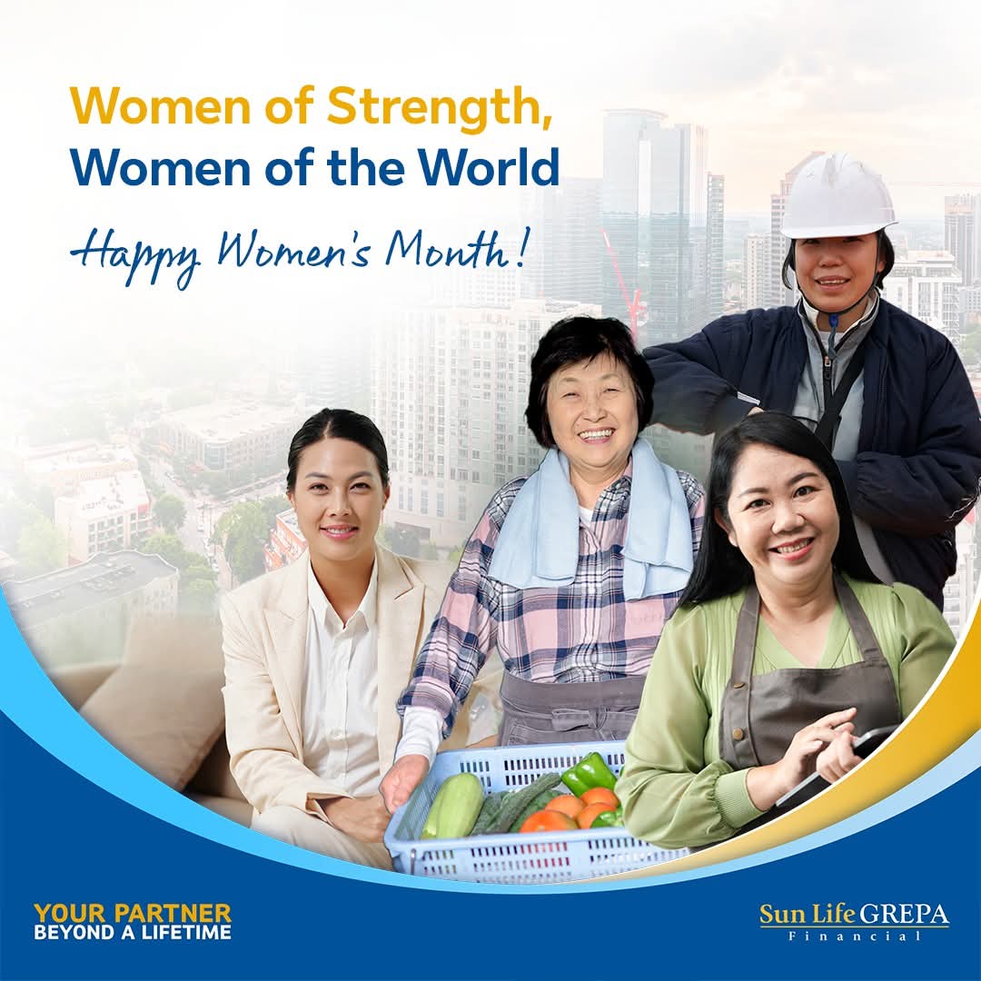 PaulogeerenP's tweet photo. This Womenโs Month, we celebrate YOU. The women who dream big, care deeply, and secure a future filled with possibilities. Your partner beyond a lifetime, Sun Life Grepa stands by your side every step of the way ๐
#SunLifeGrepa #WomensMonth
๐ฉต๐ฉท๐ฉท๐ฉท๐ https://t.co/yHQGuyksnZ