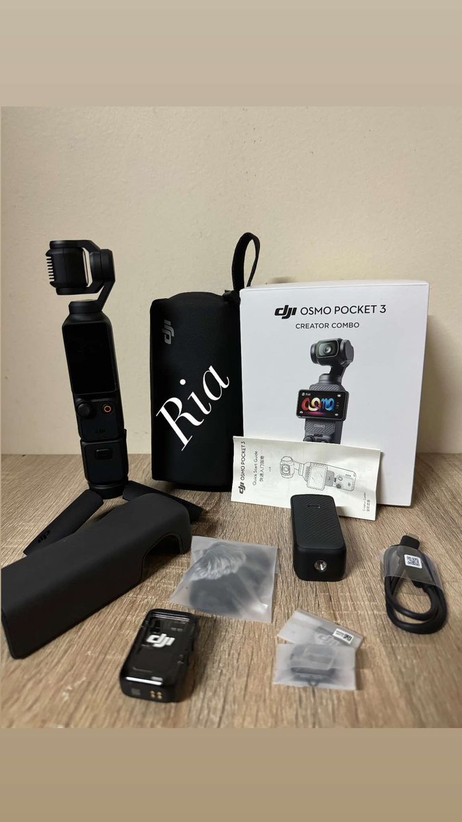riacarxt's tweet photo. wts lfb ph

DJI Osmo Pocket 3 Creator Combo w/ accessories

- complete inclusions, with official receipt
- used 5 times
- no issues, no history of fall or repair 
- under warranty until September 2025
- Rfs: upgrade to mirrorless

📍Dumaguete City
Open for Meet up Manila, Cebu https://t.co/Ay6wFABt7I