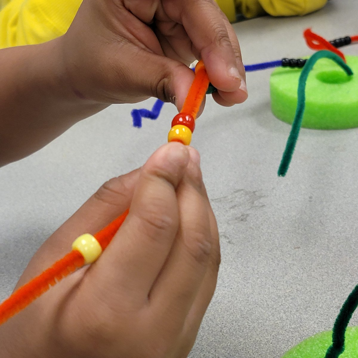 #GattisArt PreK practicing fine motor skills and creating their own sculptures. <a href="/GattisRRISD/">GattisRRISD</a> <a href="/HafedhAzaiez/">Dr. Hafedh Azaiez</a> <a href="/RoundRockISD/">Round Rock ISD</a> <a href="/rrisdfinearts/">Round Rock ISD Fine Arts</a> <a href="/RRISDPK/">RRISD Prekindergarten</a>