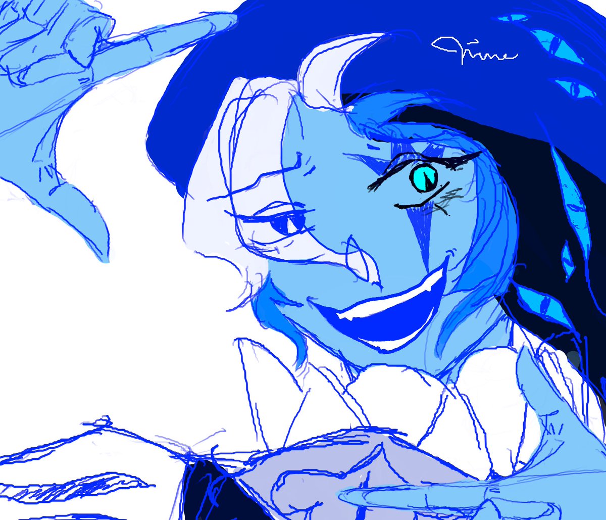 ramudaclone3's tweet photo. i do not know anything about this guy but i wanted to draw him bcos hell yeah gay jesters!! messy drawing #ShadowMilkCookie #CookieRunKingdom #CookieRun https://t.co/pcISnRvzLA