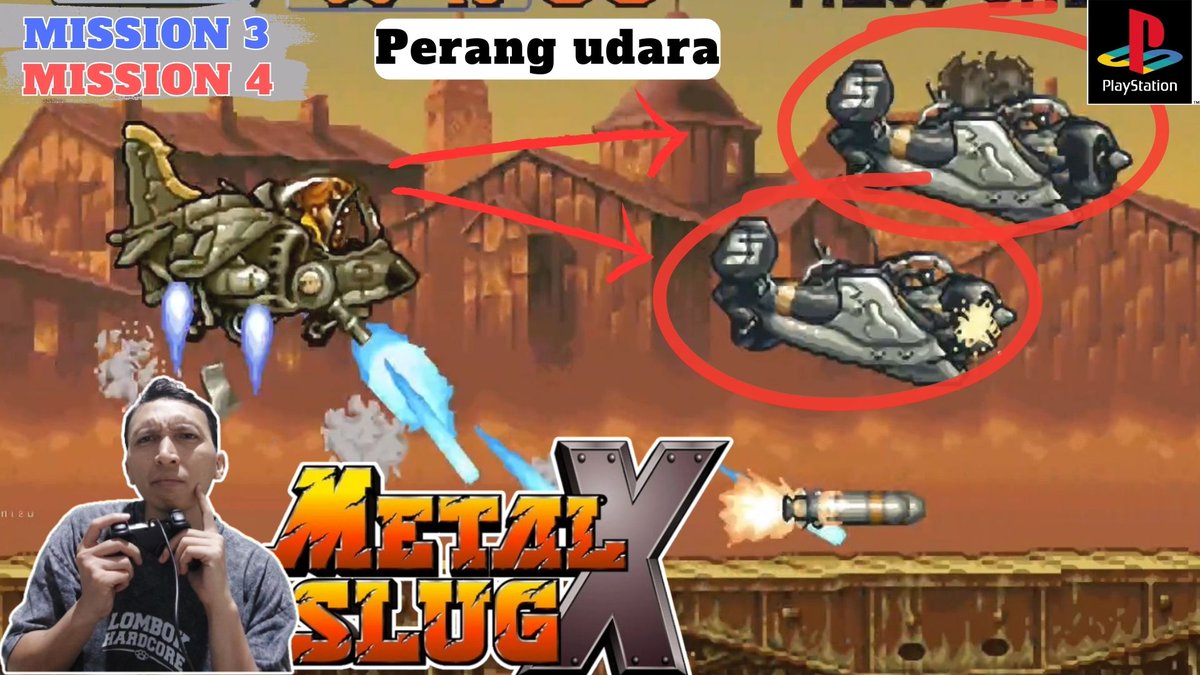 I DRIVE A FIGHTER JET AGAINST THE ENEMY || METAL SLUG X: MISSION 3; CITY S. AND 4; SNOWY M. - PS1
Youtube Channel: <a href="/MakhlukGaming/">Makhluk Gaming</a> 
#MetalSlugX #MetalSlug