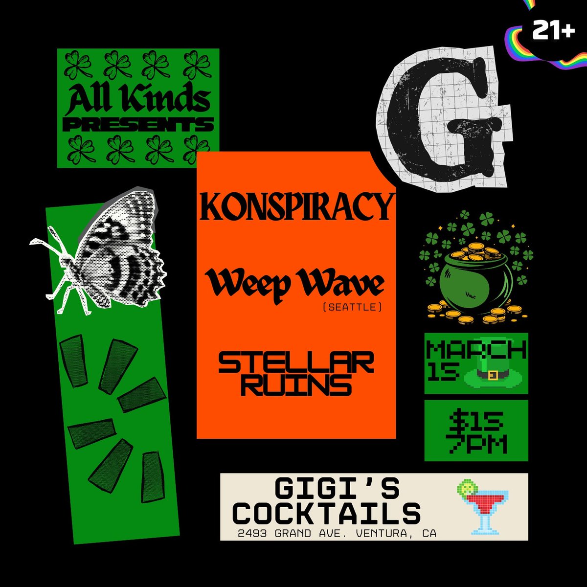 STELLAR RUINS (@stellarruins) on Twitter photo SHOW ANNOUNCEMENT ONE π¨ we're stoked to be returning to @allkindsstudio for a St. Paddy's Day weekend gig in Ventura on Saturday 3/15 over at @gigiscocktails π€π we'll be opening the show for <a href="/weep_wave/">Denis Tanguy</a> 's west coast tour along w/ @konspiracy805 LFG!!
#stellarruins #livemusic SHOW ANNOUNCEMENT ONE π¨ we're stoked to be returning to @allkindsstudio for a St. Paddy's Day weekend gig in Ventura on Saturday 3/15 over at @gigiscocktails π€π we'll be opening the show for <a href="/weep_wave/">Denis Tanguy</a> 's west coast tour along w/ @konspiracy805 LFG!!
#stellarruins #livemusic