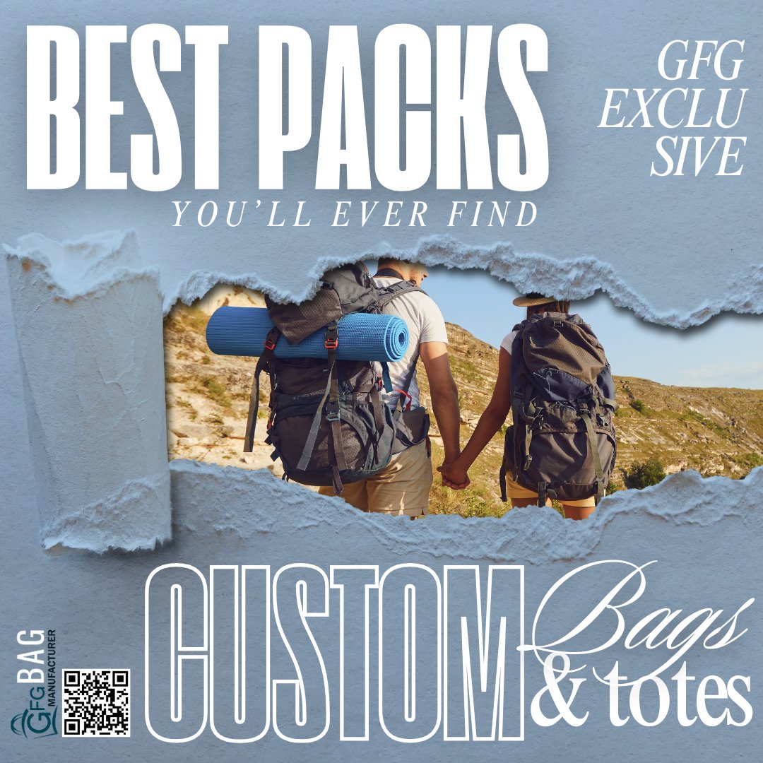 GFGManufacturer's tweet image. 𝐓𝐡𝐞 𝐔𝐥𝐭𝐢𝐦𝐚𝐭𝐞 𝐂𝐚𝐫𝐫𝐲-𝐀𝐥𝐥 🚀

Just use the code GFGCUSTOM to get 10% OFF on your orders!
📞 +1 865 770 3722
📨 info@gfgbagmanufacturer.com
💻 gfgbagmanufacturer.com

#backpack #BackpackStyle #custombags #gfgdifference #webringyourdesignstolife #gfgbagmanufacturer