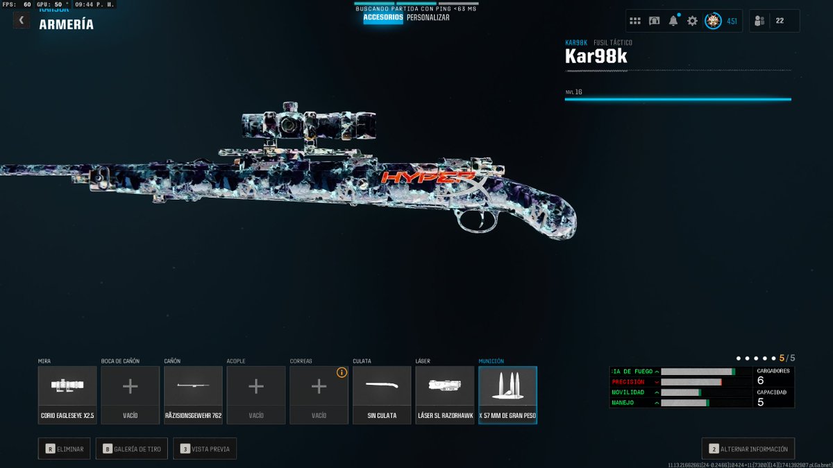 mingods3's tweet photo. VOLVIÓ el KAR98k a WARZONE y esta es la NUEVA MEJOR CLASE, ESTÁ ROTA 💀 https://t.co/EMnv5bqnvk