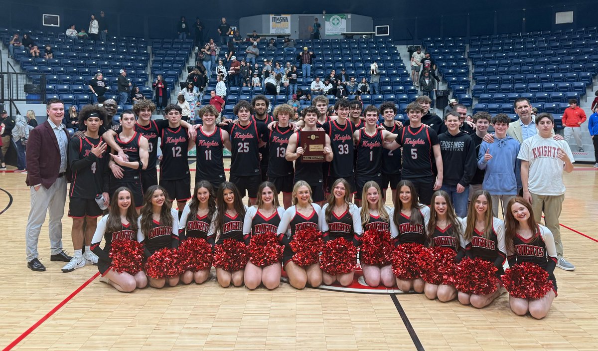 crossingsbb's tweet image. STATE TICKET PUNCHED!

AREA CHAMPS!

Roll Knights Roll!

#MAKEITBETTER

4 down 3 more 🏆