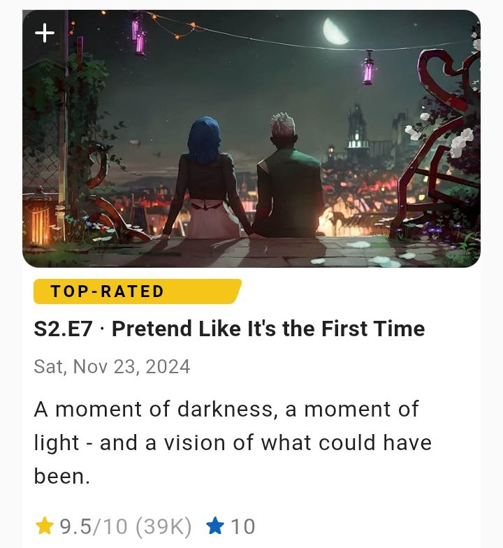 jinxkkoligist's tweet photo. And season 2 episode 7 still remains as one of the high rated episodes 😁 https://t.co/ZSnswZuys0