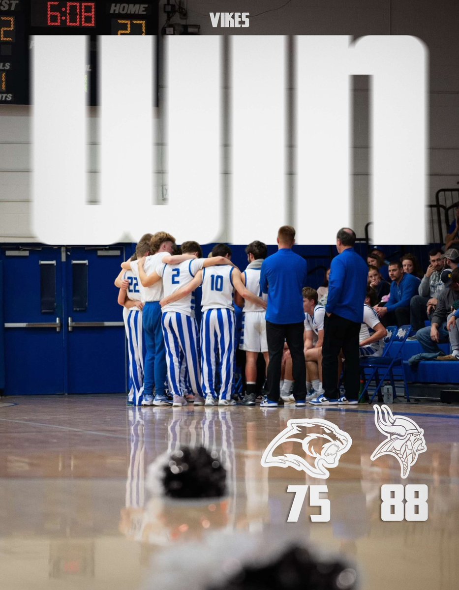 Ripley gets the Semifinal Regional Tournament win over Pikeview! The Vikings will face Greenbrier East at home on Thursday, March 13th at 7:00 for a chance to win a Regional Championship and head to the State Tournament!

#GoVikes #VikingHoops