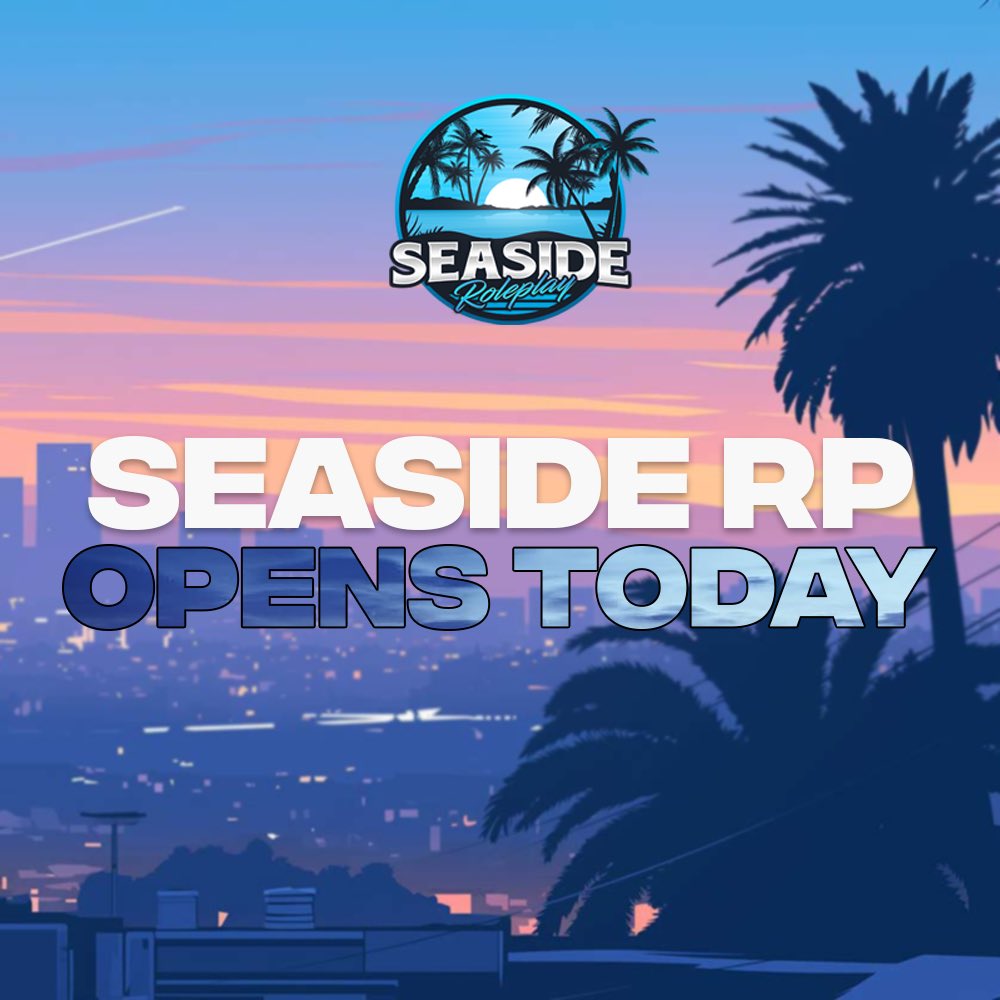 ItsukiMaoVT's tweet image. SEASIDE RP SERVER OFFICIALLY OPENS TODAY!

JOIN NOW! discord.gg/r77dNzED