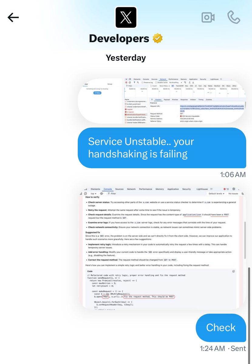 Anirbban's tweet image. Developer worked on the fix it seems.

Page is loading now in both web &amp;amp; app.
From morning no failure yet.

Super followers shall not have anymore issue to access sub posts timely.

#XBug