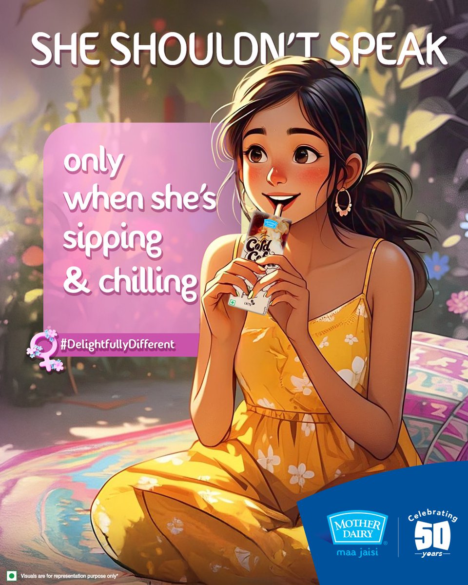 MotherDairyMilk's tweet photo. No rules. No limits. No shoulds.
This International Women's Day let's ditch the expectations and celebrate her, delightfully.
#HappyInternationalWomensDay #DelightfullyDifferent #MotherDairyFreshDelights https://t.co/GQGwHcqlC9