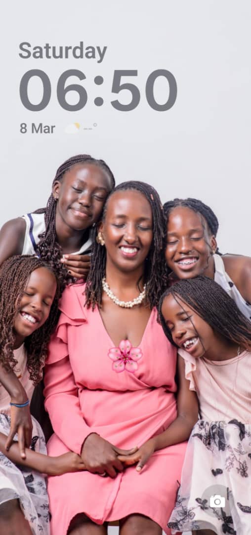 I can't get enough of my current phone wallpaper. It soothes &amp; calms me!
I prayed for sons but got only girls. And they changed my life! God knew who I needed to parent!
They inspire me to leave them a better world for women, than I found.
Happy #Women's Day!
#AccelerateAction 💪🏾