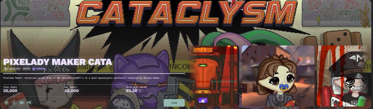 scatter_art's tweet image. BOOOOOOOOOOOOOOOOOOOOOOOOOM

@PixeladyMaker CATACLYSM ON @AbstractChain HAS MINTED OUT

SURVEY THE WRECKAGE ON SECONDARY: magiceden.io/collections/ab…