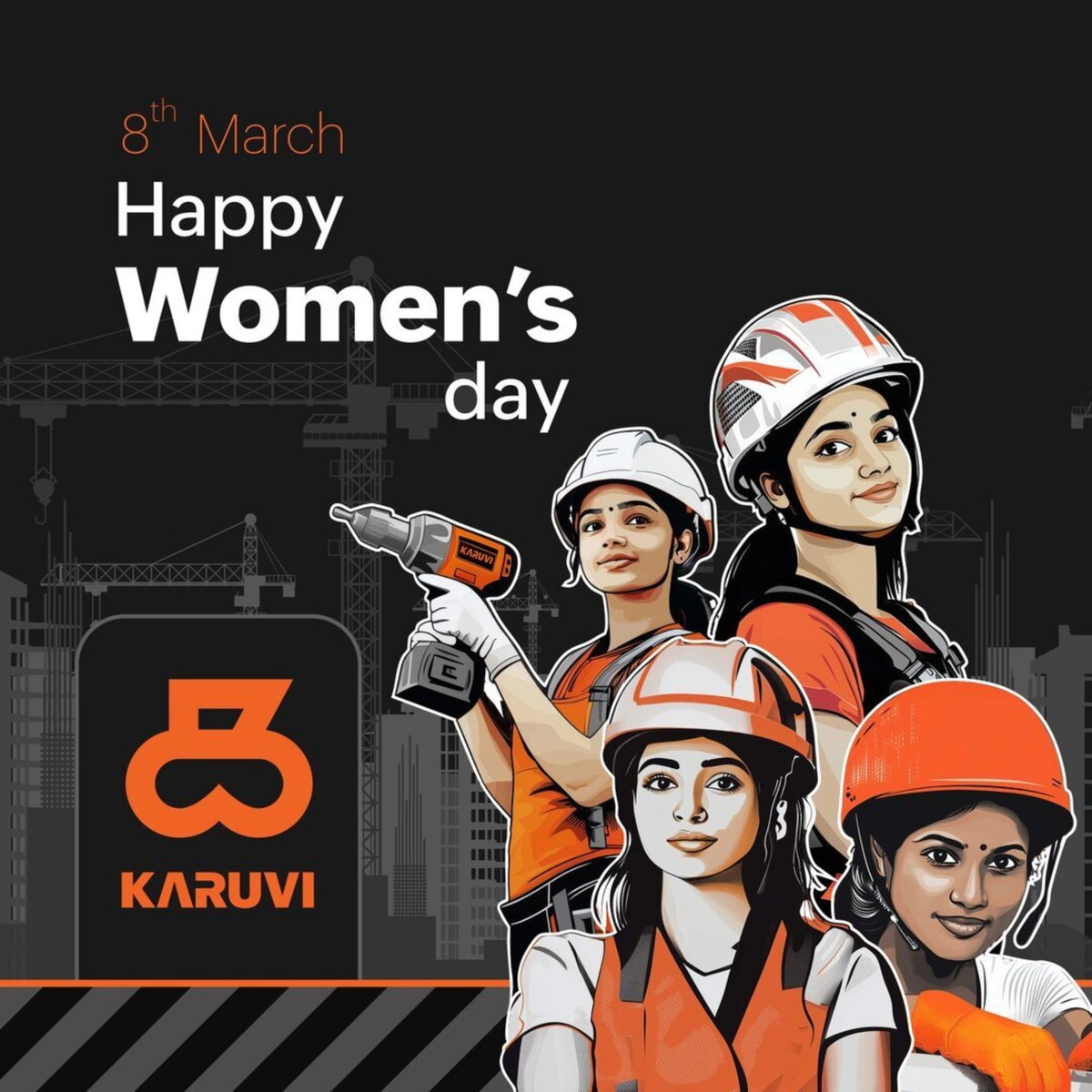 Karuvitech's tweet photo. To the women who build, create, lead, and inspire—today and every day, we celebrate you!

Happy International Women's Day! 💜

#InternationalWomensDay2025 #KaruviPowerTools https://t.co/G9oyRf3nhI