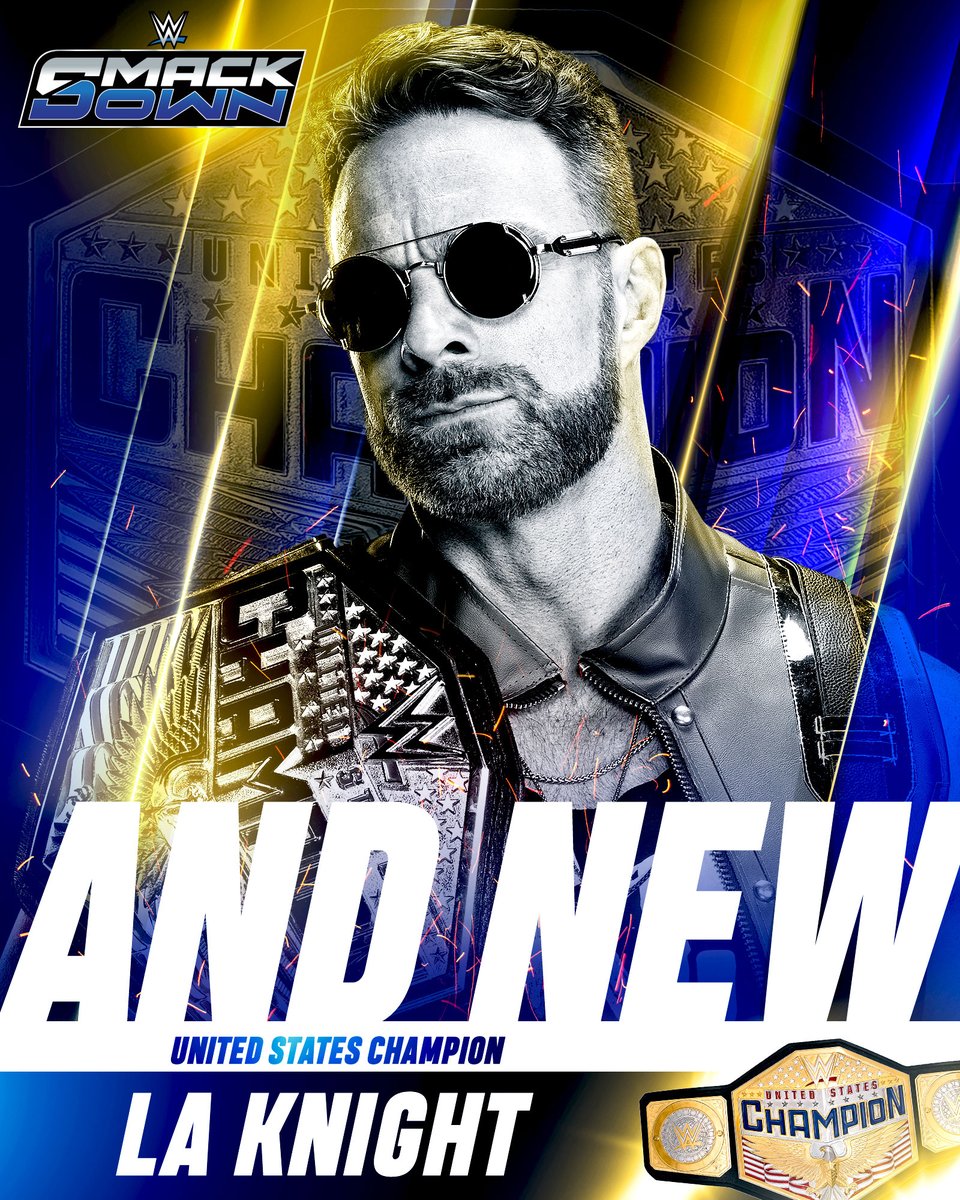 With everybody sayin'...

U-S CHAMP! YEAH!

#AndNew #SmackDown