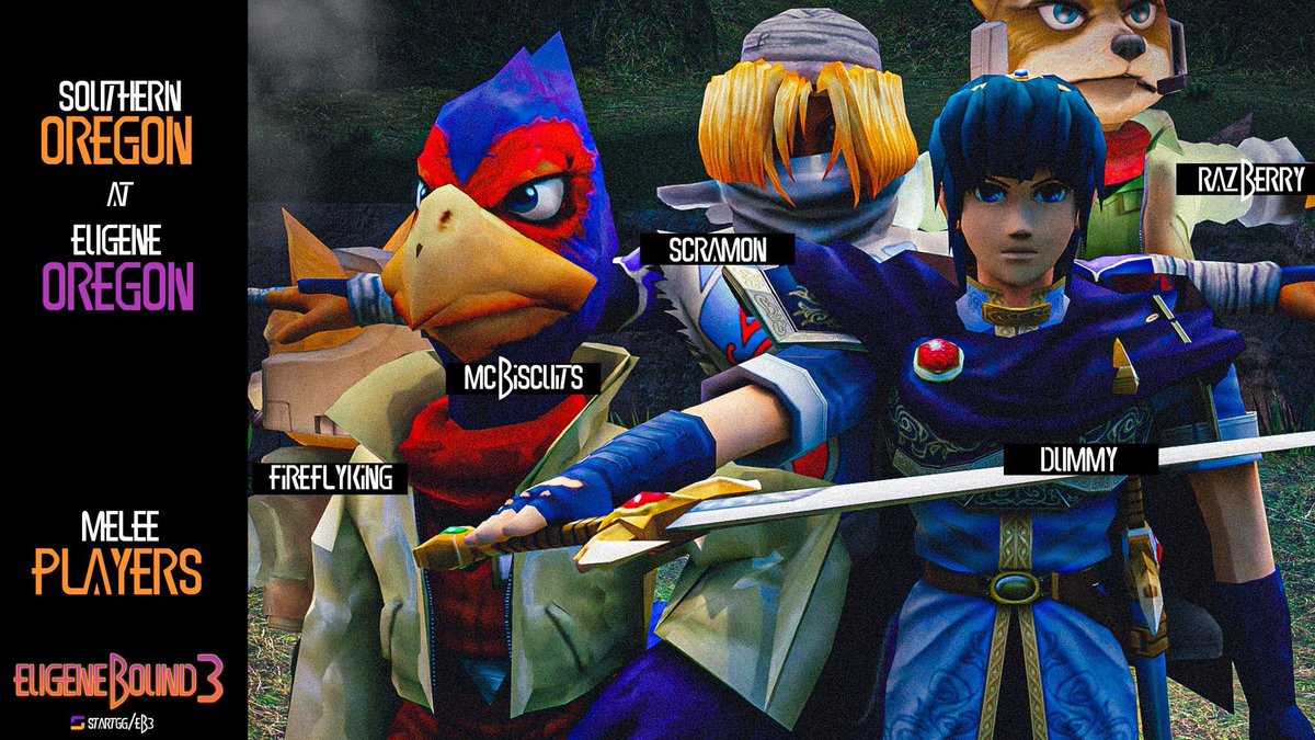FirstPortGaming's tweet image. Let’s take a moment to highlight a bit of our beloved Oregon scene that we don’t get to see too often!

The Southern Oregon Melee crew INVADES Eugenebound!

Make sure you say hi to them next Saturday!

Register today!

start.gg/tournament/eug…