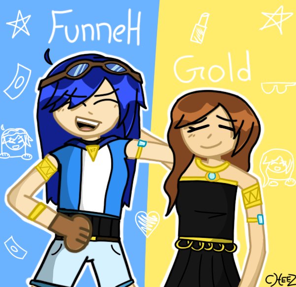 Cheezder's tweet photo. Og Duo!! 💙💛

(This is a remake of an old drawing I've made almost a years ago, the improvement is actually crazy!) 

#kftwt #krew #krewfanart #krewreacts https://t.co/dWZ82nFpBo