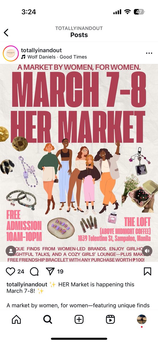 kraftitaph's tweet photo. wts lfb bts seventeen enhypen ph

Last day at HER Market! 🌸 Come say hi, shop, and enjoy the good vibes before we wrap up. See you at The Loft (2 mins away from UST)! 🛍️💖 #HERMarket ✨ https://t.co/TrYxdglPGq