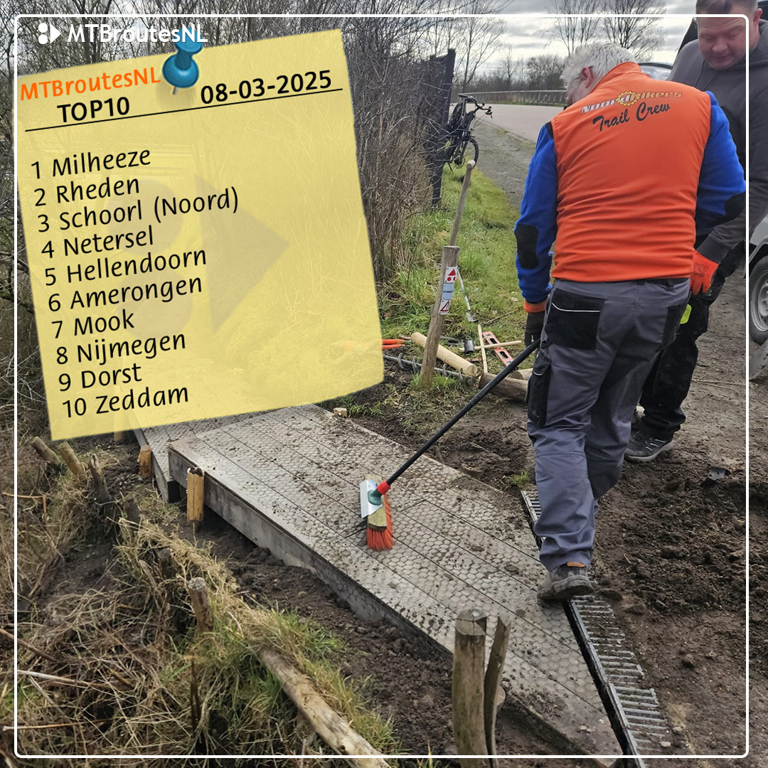 De nieuwe MTBroute TOP10 is hier!

De 𝐓𝐎𝐏𝟏𝟎 is samengesteld door middel van de reacties van bezoekers op 𝐌𝐓𝐁𝐫𝐨𝐮𝐭𝐞𝐬𝐍𝐋. Vanuit de laatste 20 wordt het gemiddelde berekend.

📸 @Trailcrew Noordbikers

Lees meer: 👉 bit.ly/3DoCyJG