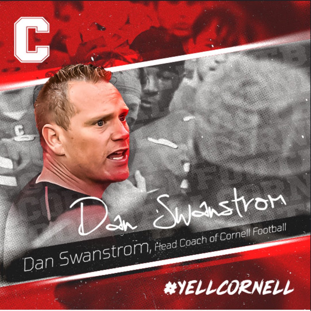 Thank you <a href="/DanSwanstrom/">Dan Swanstrom</a> and the rest of <a href="/BigRed_Football/">Cornell Football</a> staff for the invite!