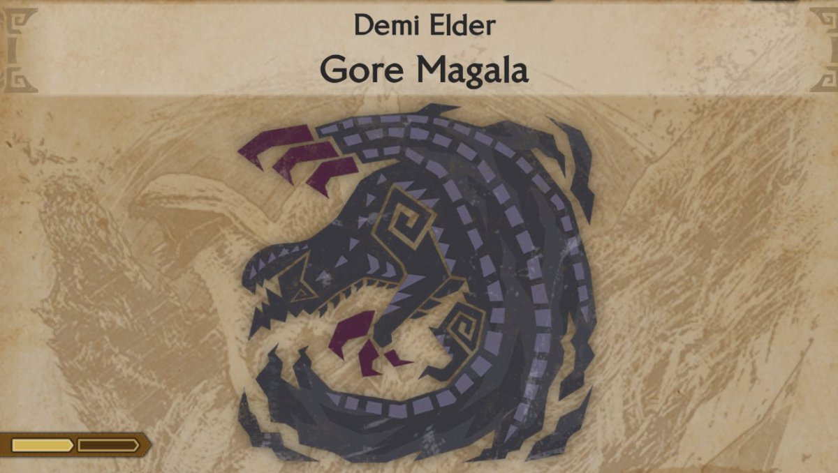 Gore Magala finally got an official classification and it's cute as hell! "Demi Elder" and in Japanese it is called 亜龍種 (Aryu-shu) which means Demi Dragon (elder is implied due to the kanji used for dragon). Congrats, Gore!