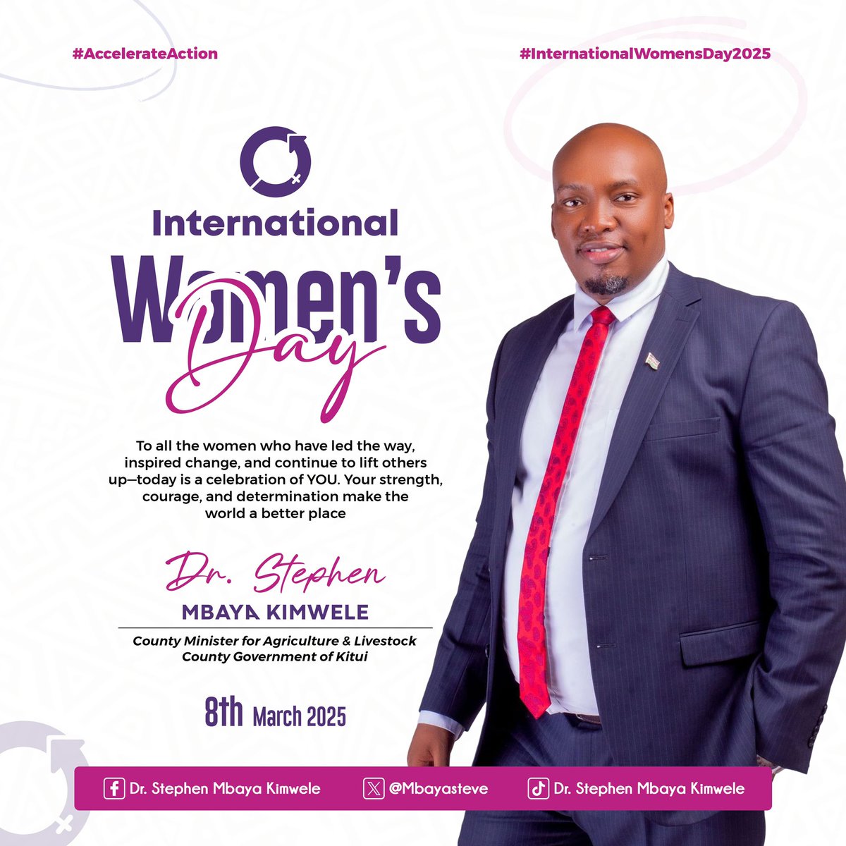 mbayasteve's tweet photo. Happy International Women's Day to all the incredible women! You are the pillars of our families, the heart of our communities, and the strength that shapes the world. Keep shining and inspiring! https://t.co/vzHd2ApClj