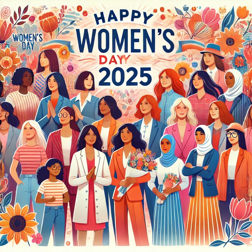 zebcozed01's tweet photo. 🌸 Happy Women’s Day 2025! 🌸

👩‍🎓 Educated | 👩‍⚕️ Caring | 👩‍💼 Strong | 👩‍🔬 Innovative | 👩‍🚀 Fearless

💪 Empowered Women, Empower the World! 💖

🌍 Celebrate. Support. Inspire. ✨ https://t.co/NzsehPbE5X