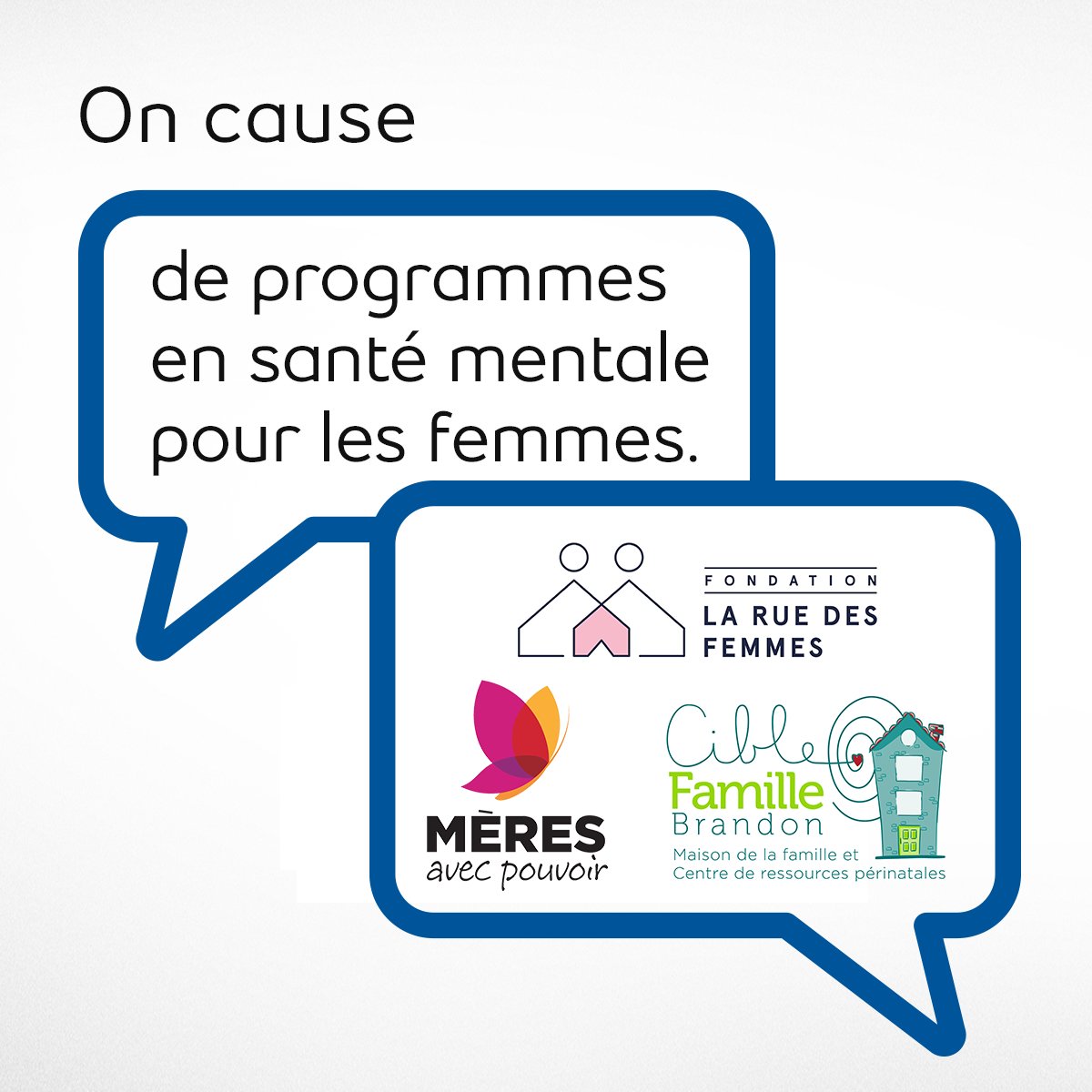 Bell Cause (@bell_cause) on Twitter photo En cette Journée internationale des femmes, célébrons le travail incroyable d'organismes comme <a href="/laruedesfemmes/">La rue des Femmes</a>, Fondation Mères Avec Pouvoir et Cible Famille Brandon. Leur dévouement à l'égard de la santé mentale des femmes est inestimable 💗.
cause.bell.ca/notre-impact/#… En cette Journée internationale des femmes, célébrons le travail incroyable d'organismes comme <a href="/laruedesfemmes/">La rue des Femmes</a>, Fondation Mères Avec Pouvoir et Cible Famille Brandon. Leur dévouement à l'égard de la santé mentale des femmes est inestimable 💗.
cause.bell.ca/notre-impact/#…