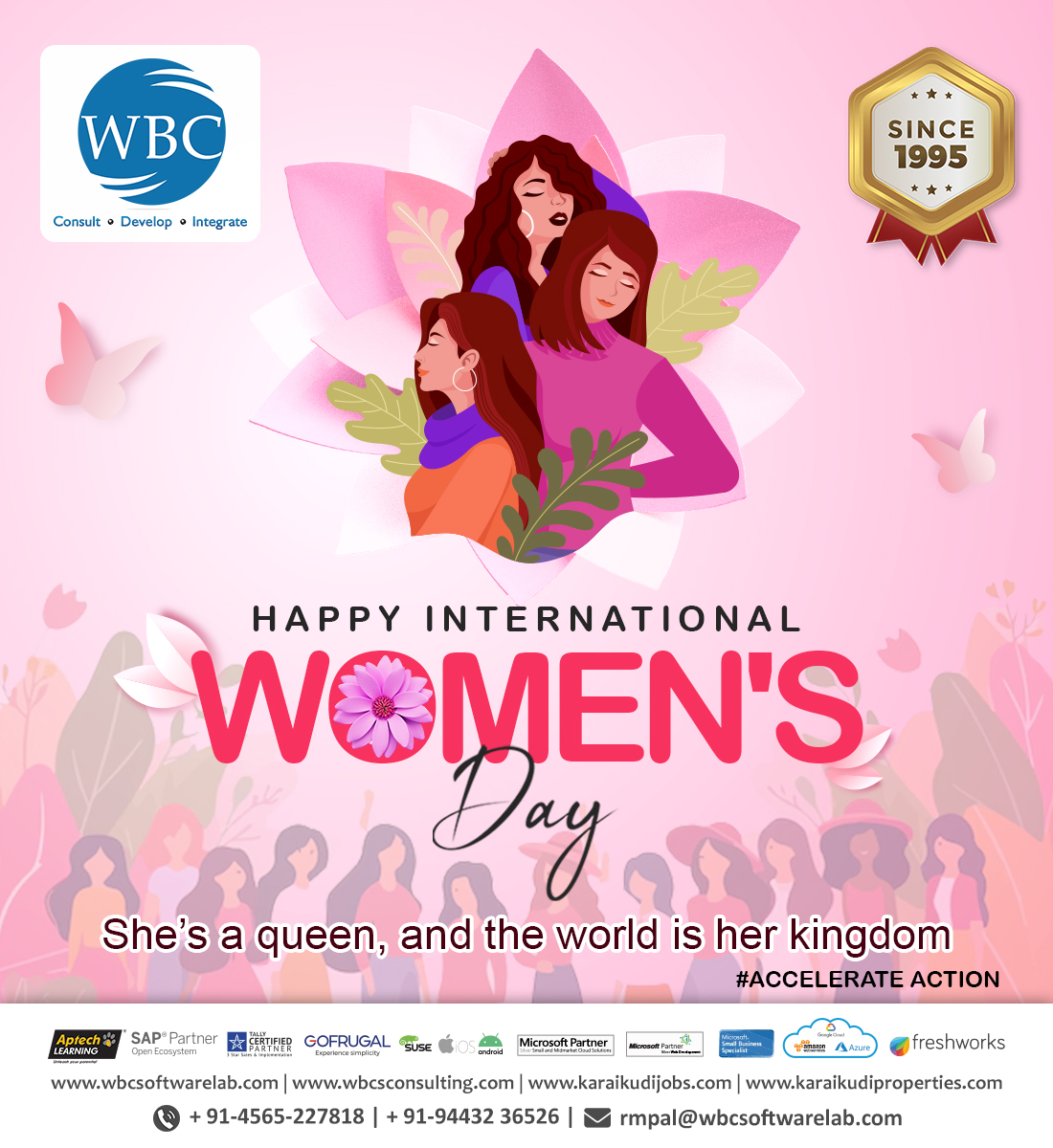WBCSoftware_Lab's tweet image. Happy International #WomensDay!
To the women who lead, inspire, nurture, and hustle every day—this day is for you!
You balance work, family, dreams, and responsibilities with grace and strength. 💪🏽
You prove that resilience has no limits, and dedication knows no bounds.