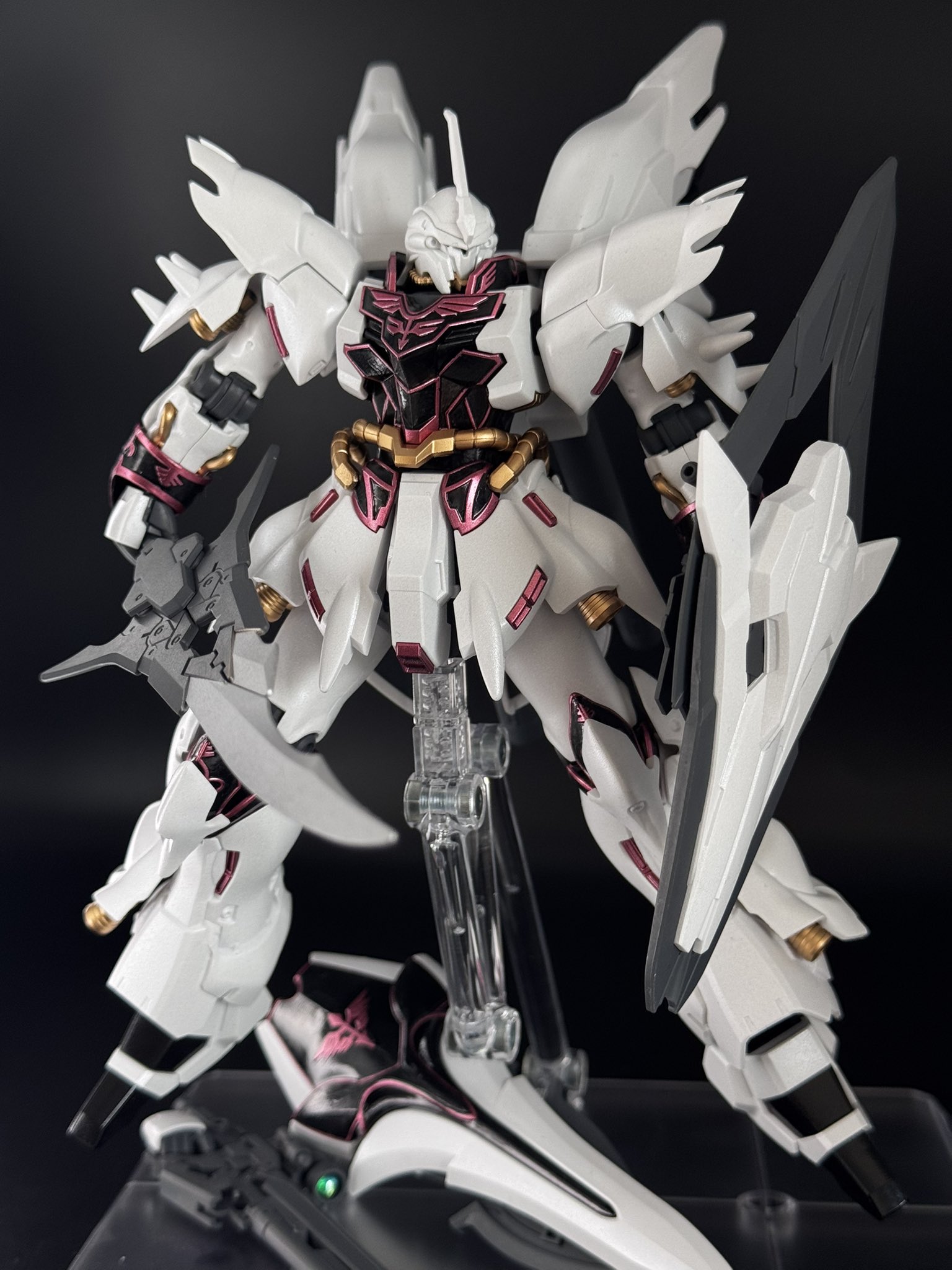 HG ヴァイスシナンジュ作成中 （ガンプラ】HG1/144シナンジュを