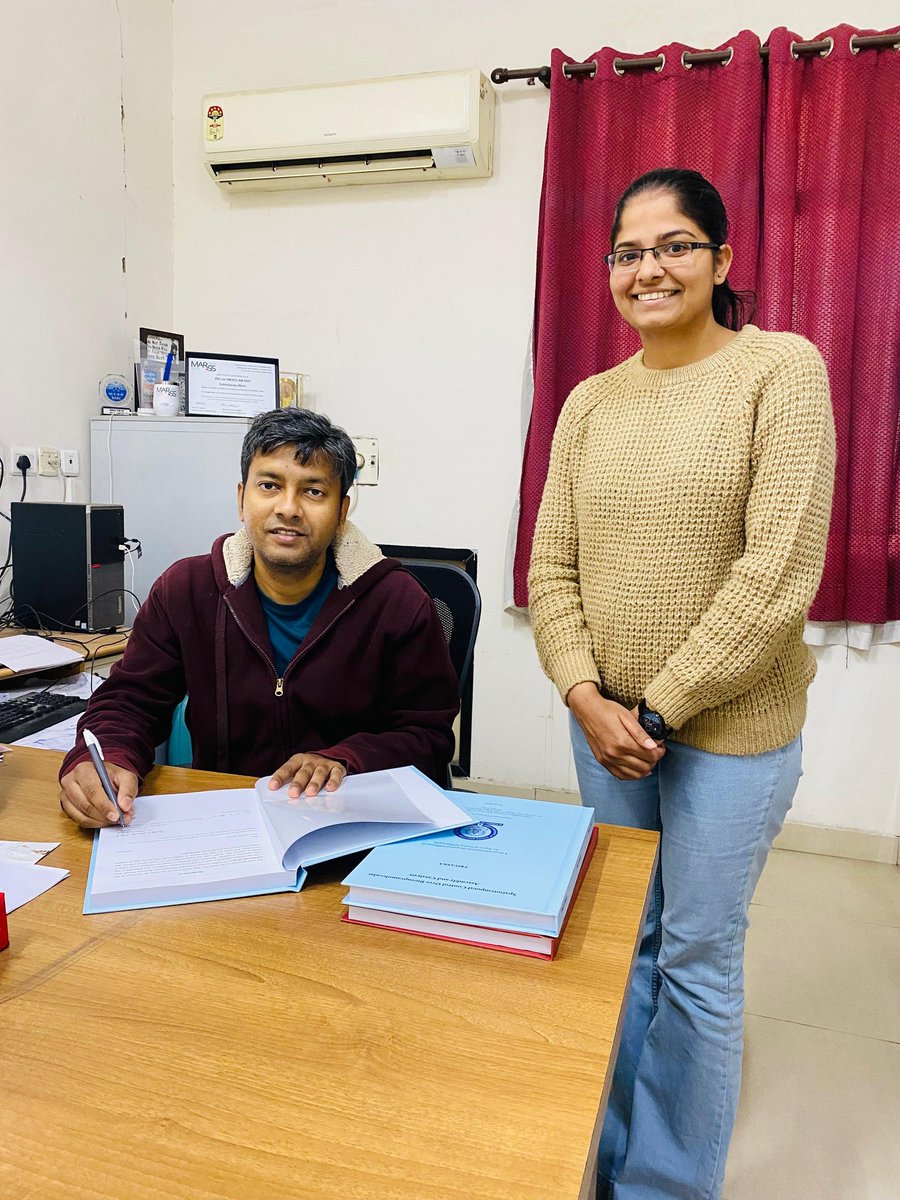 Subhachem's tweet image. Congratulations @priya_bhalwal for your successful completion of PhD thesis from @DCS_IISERMOHALI . Thanks @debapratim_iitg for conducting the viva and thought-provoking discussion. Also thanks to @RKR_polym @SANTANU03277687 for being her committee members.