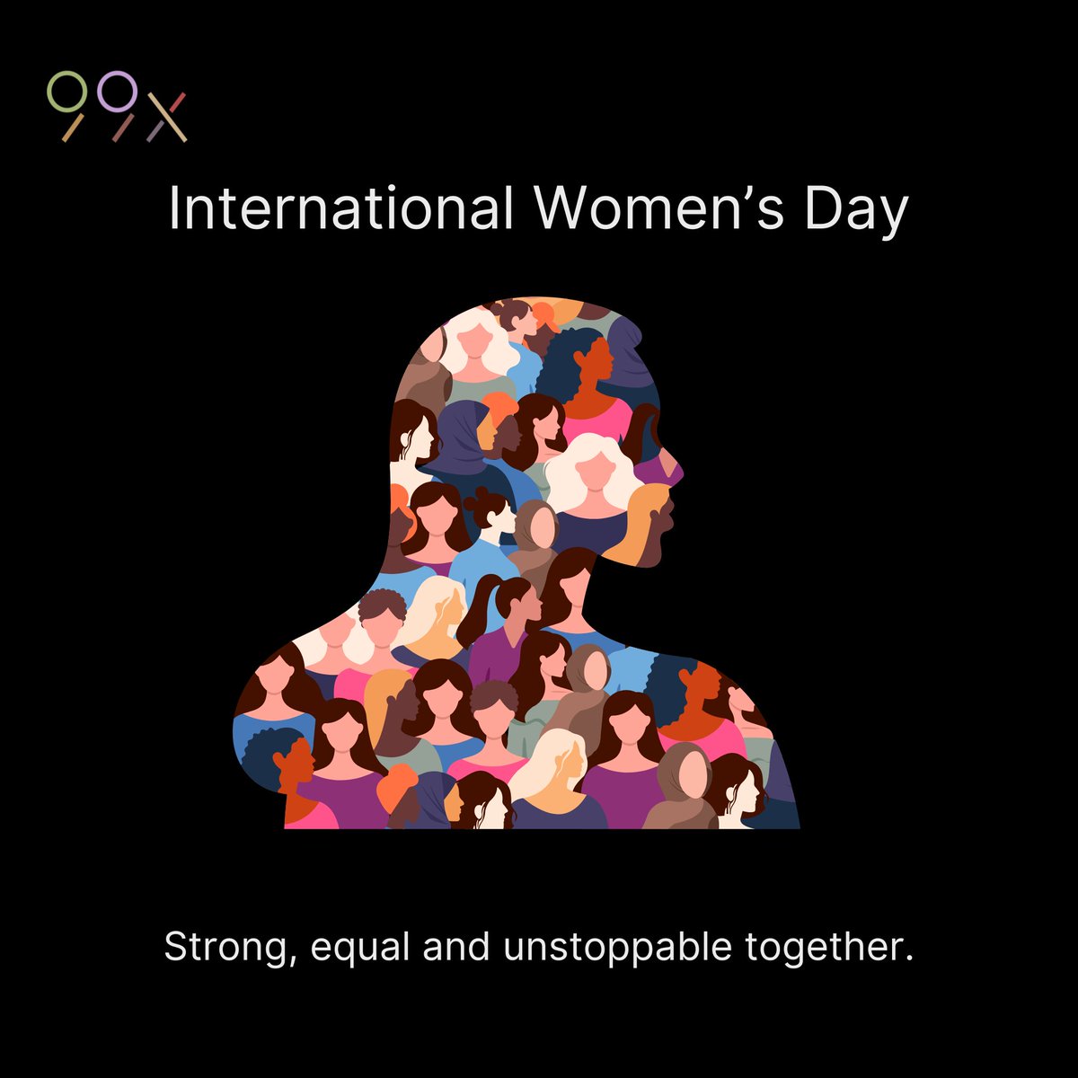 We are committed to creating a workplace that truly values and respects every individual, regardless of their background, identity, or experiences.

Today, we honor the incredible women who contribute to making 99x a truly exceptional place to work. 💪🚀 Happy Women's Day!