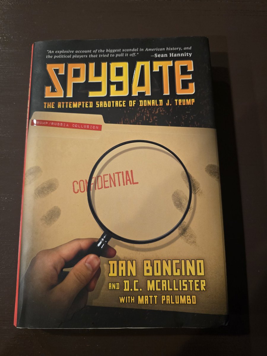 PillerRed's tweet image. I mean Perkins Coie?!?!
LFG!!...

Thanks for the autographed copy of maybe the BIGGEST SCANDAL in our nation's history @dbongino‼️

#Spygate
#Obamagate
#RussiaHoax