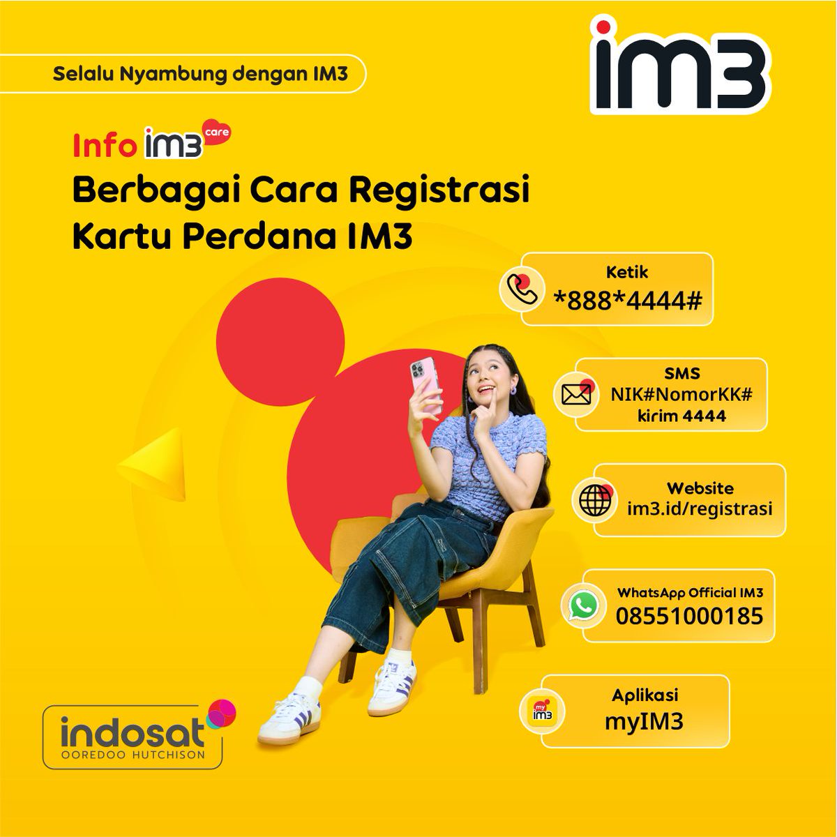 IM3 Care tweet media