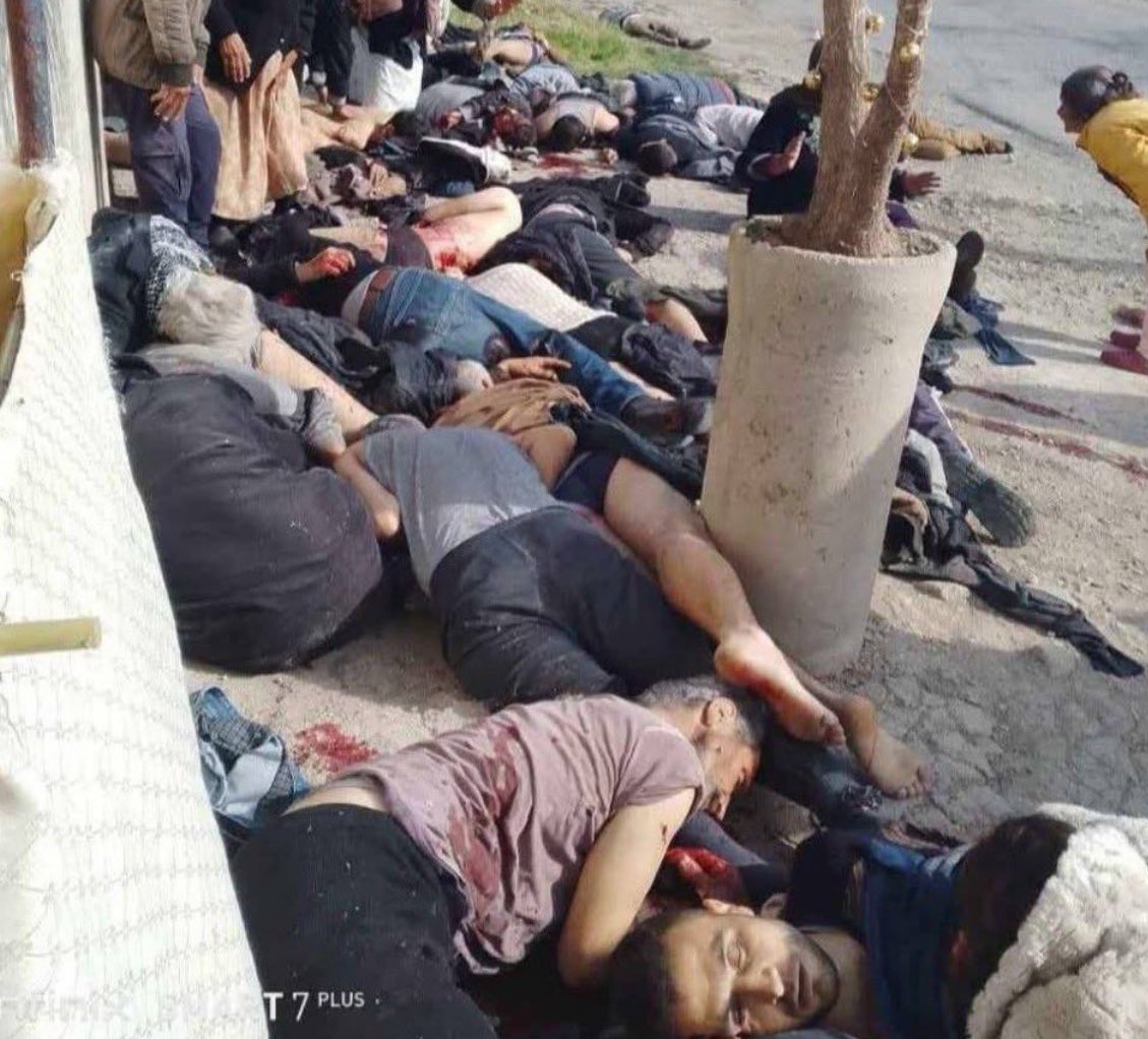 IsabellaMDeLuca's tweet photo. Over 100 Christians were massacred in Syria in less than 24 hours—

No protests. No media coverage. No ICC arrest warrants. 

Absolutely sickening. https://t.co/yI4dPyyODj