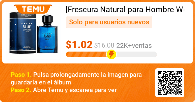 jesusga231's tweet photo. Encuentra ofertas increíbles  y disfruta de una experiencia de compras única en Temu😊
👉 Link: https://t.co/IINRwffvBQ
🎉 Oferta exclusiva[$1.02] -93%
⚠️ Cada usuario nuevo de la aplicación solo puede unirse una vez
[Frescura Natural para Hombre Woody] Woody 100ml Eau De ... https://t.co/oefPauoMab