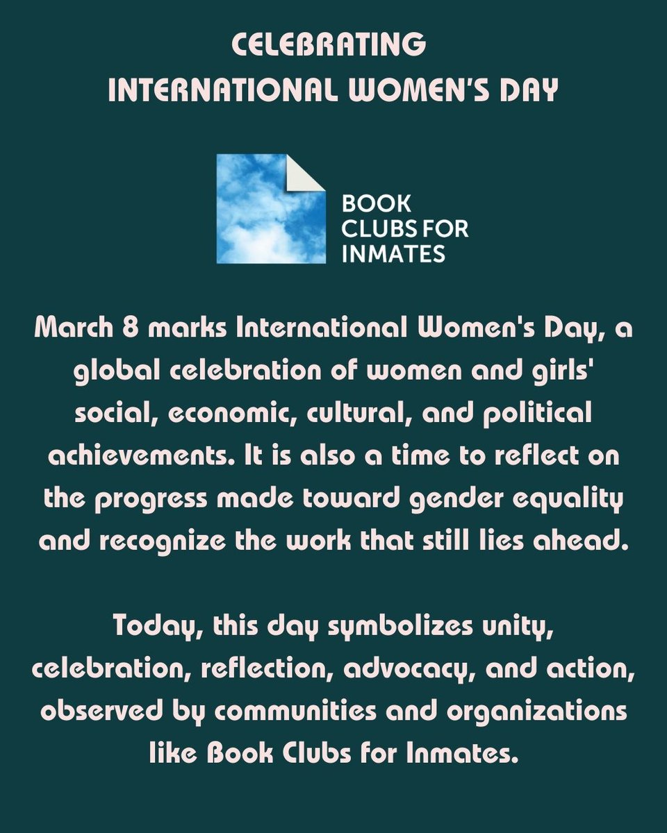 Book Clubs for Inmates tweet media