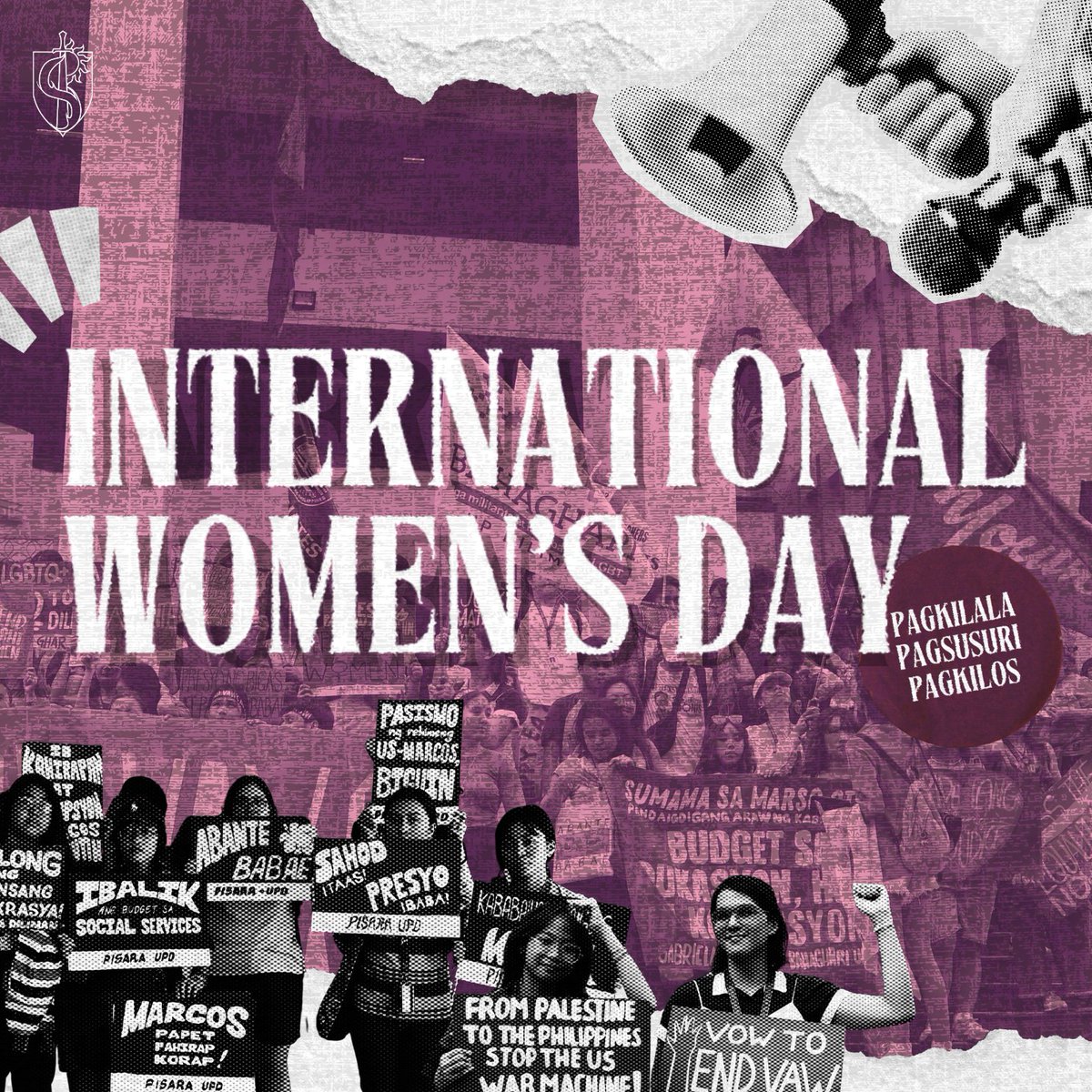 UP_POLSCi's tweet photo. Ang pag-unlad ng bawat kababaihan ay hakbang sa pag-unlad ng bayan. Basahin ang pahayag ng UP Political Society sa paggunita sa International Women’s Day (IWD):
https://t.co/eZCZlsRnhF

#IWD2025 
#InternationalWomensDay https://t.co/SVfQ6Wp7Ea