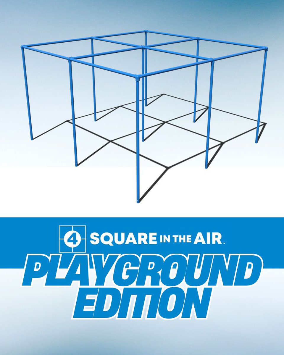 9squareintheair's tweet photo. 4 Square in the Air Playground Edition is here!
#9SquareInTheAir #9Square #friends #PhysEd #4squareintheait #4square #campgames #ninesquare #playground https://t.co/giHymC6fiM