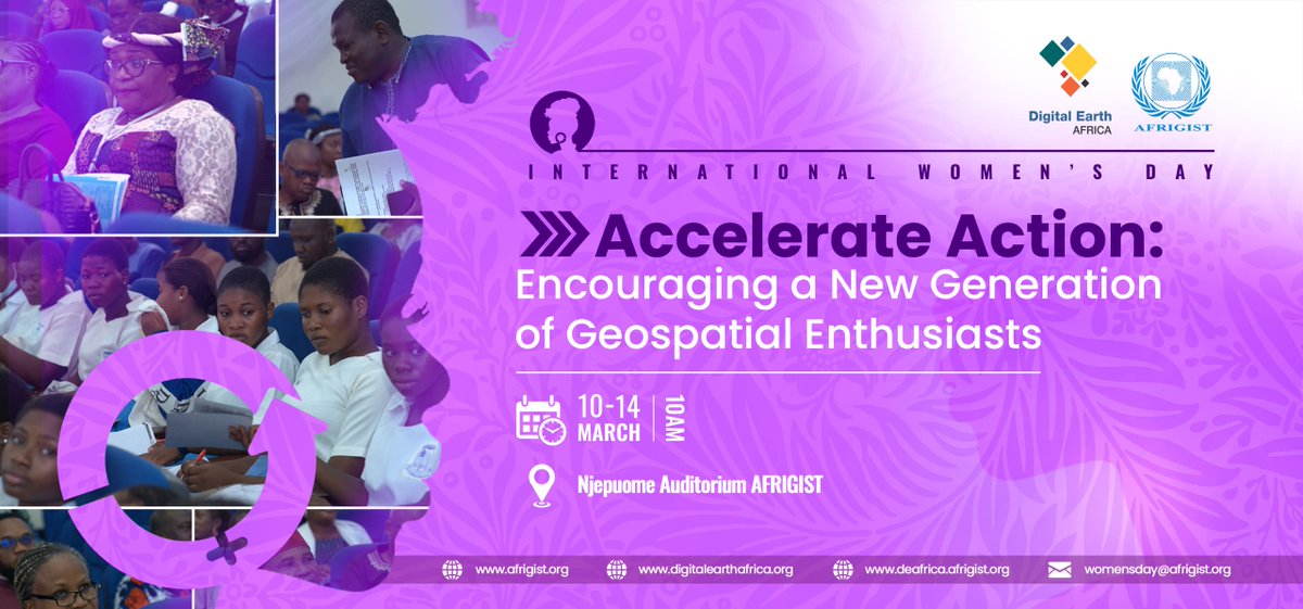 <a href="/AFRIGIST_/">AFRIGIST 🇳🇬🇨🇲🇧🇫🇧🇯🇲🇱 🇬🇭 🇳🇪 🇸🇳</a>  in collaboration with <a href="/DEarthAfrica/">Digital Earth Africa</a> is  celebrating the International Women’s Day with the theme “Accelerate Action: Encouraging a New Generation of Geospatial Enthusiasts”.  #WomensDay2025 #Science #school #STEM