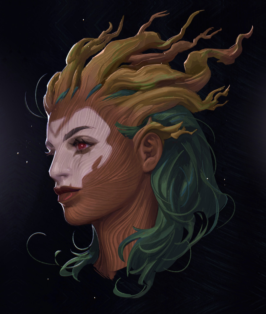 And here's the final portrait of my Envoy! 💚 #Avowed