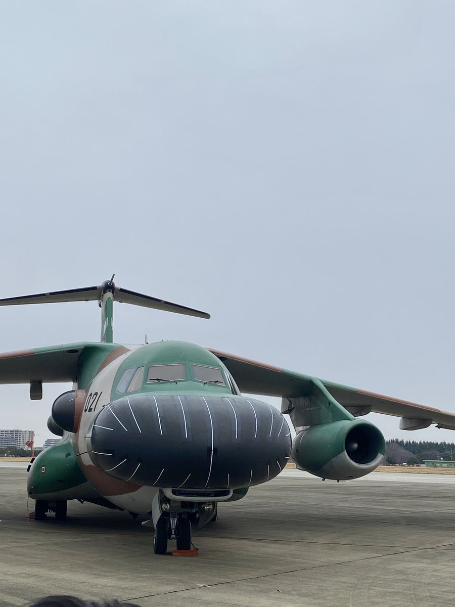 ayamaru0724's tweet photo. 航空自衛隊入間基地
開放日！近くで見れると、本当に圧巻！
お疲れ様でした、、、C-1♡
#航空自衛隊
#入間基地
#入間基地開放日
#輸送機 https://t.co/eJATFLmG6x