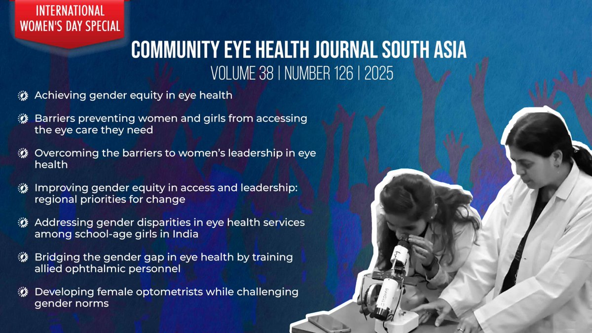 Community Eye Health Journal South Asia Edition tweet media