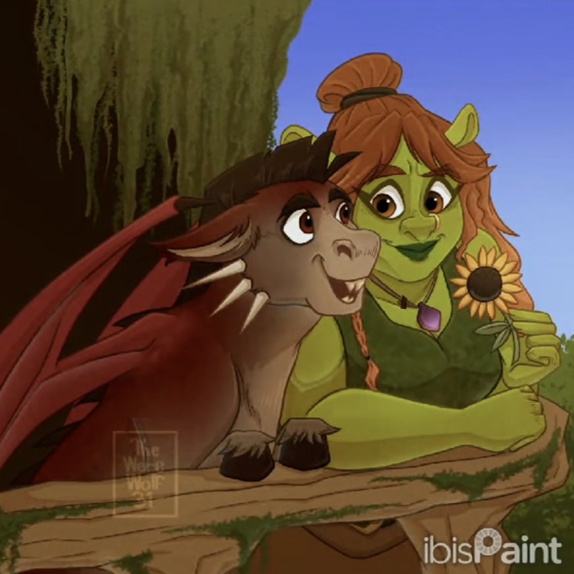 sebsglv's tweet photo. La hija de Shrek y el hijo de Burro como mejores amigos, sí #Shrek5 https://t.co/qzIflSp75C