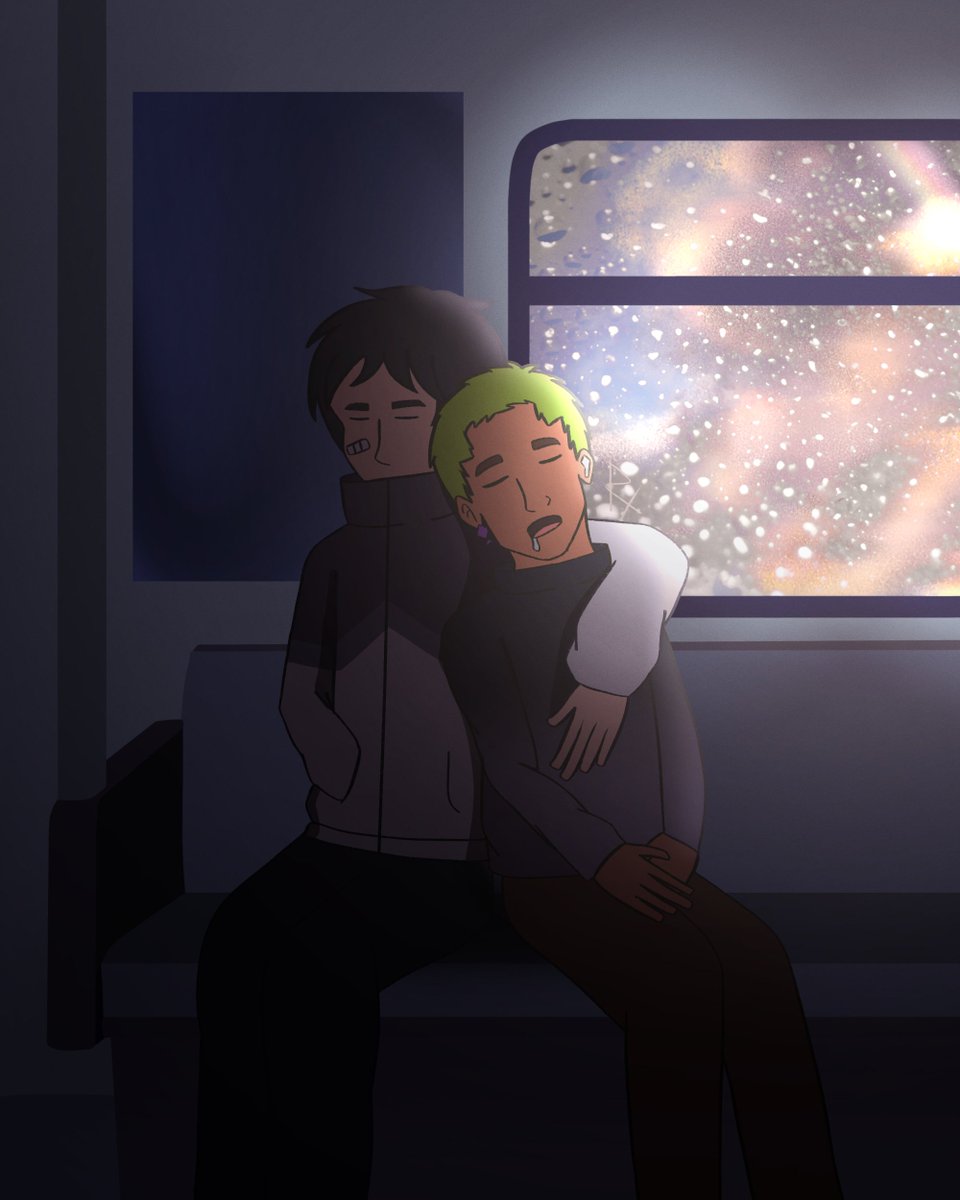 Wingman took the picture lol

#IsekkoWeek2025 Day 3; Vacation
#Isekko #Gekko #Iso